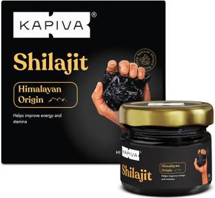 Kapiva Himalayan Shilajit Resin|Rich in Fulvic Acid|For Strength, Power & Stamina|20g