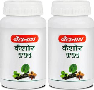 Baidyanath Kaishore Guggulu- An Ayurvedic Formulae | Regulate Uric Acid Levels and Supports comfortable movement of the joints and muscles | Improve metabolism, Digestion and Remove Toxins from the Body | Pack of 2
