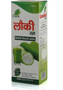 Cura Lauki Juice| Pleasant Natural Taste | Natural 100% Organic Herbal Juice (500ml.)