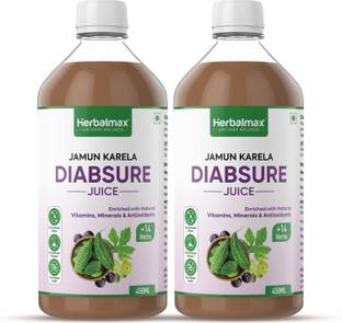 Herbal max Diabsure Juice Helps Manage Blood Sugar | Karela, Jamun & Natural Herbs