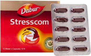Dabur Stresscom Ashwagandha Capsules for Relieving Stress
