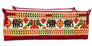 MEENA ENTERPRISES Handcrafted Indian Embroidered Wall Hanging with Elephant and Bird Design Hammock Elephant