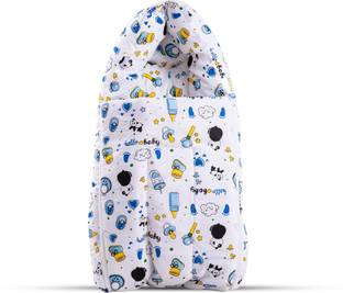 baybee 3 in 1 Baby's Cotton Bed Cum Carry Bed Printed Comfo Baby Sleeping Bag-Baby Bed-Infant Portable Bassinet|Baby Bedding| Cotton Bedding Set|Baby Cotton Bed|Baby Bedding for New Born 0-6 Months Carry Bed Crib Bedding