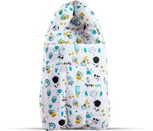 baybee 3 in 1 Baby's Cotton Bed Cum Carry Bed Printed Comfo Baby Sleeping Bag-Baby Bed-Infant Portable Bassinet|Baby Bedding| Cotton Bedding Set|Baby Cotton Bed|Baby Bedding for New Born 0-6 Months Carry Bed Crib Bedding