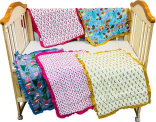 Fareto New Born Baby Cotton Baby Bed Godari | Godari Baby Cradle Bed |Baby Mattress standard crib
