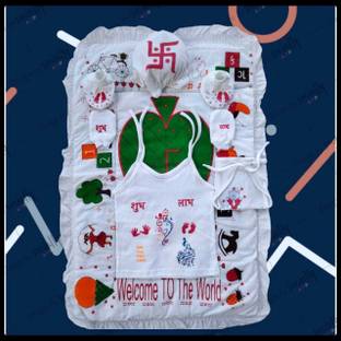 PREETENCY New Born Baby Naming Ceremony(Chhathi Set) Naming Ceremony (Chhathi Set) With Mattress Square