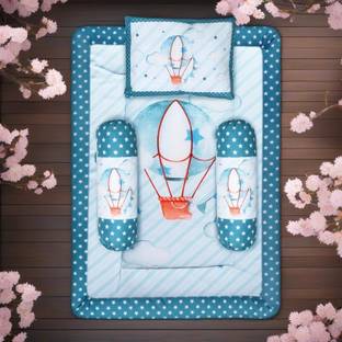 FERRIZZO Cotton Baby Bed Sized Bedding Set