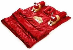 JAYIND New Born Baby 5Pcs Velvet Bedding Set Baby Bed Crib Baby Bed Crib