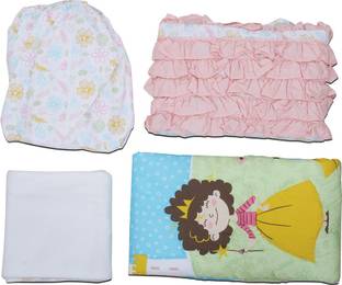 haus & kinder Bedding set for kids, Bed in a Bag, Princess in the castle (Pack of 4) Baby Bed Princess in the castle