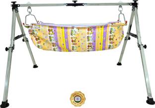 Super Ajanta Nri Foldebale Born Baby Sleep Swing Cradle Crib Cartoon