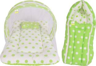 Kwitchy New Born Baby Mosquito Net Bed And Sleeping Bag Standard Crib