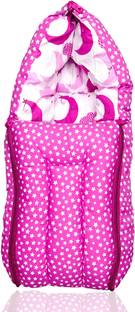 Kid's Charm Kid’s Charm Half Moon Cloud 3 in 1 Baby's Cotton Bed for Unisex 0-4Months(Pink) 3 in 1 Carry Bed with Carry Bag Half Moon Cloud