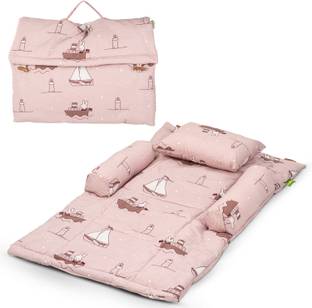 baybee Portable Cotton Baby Bedding Set for New Born Babies with Cushion Pillow Carry Bed Crib Bedding