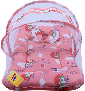 Fareto Baby Mattress with Mosquito Net(0-6 Months) standard crib
