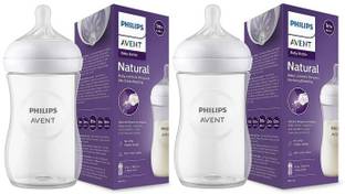 Philips Avent SCY903/01 NATURAL BOTTLE 1M+ BABY FEEDING BOTTLE (Pack of 2) - 260 ml