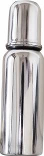 SANJHA BAZAAR New Born Baby Stainless Steel Feeding Milk & Water Bottle - 250 ml