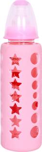 The Little Lookers Glass Feeding Bottle - 240 ml