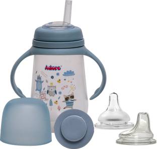 Adore Magnum Opus 4 Stage Wide Neck Feeding Bottle -Anti-Colic Teat- Tested- Certified - 250 ml