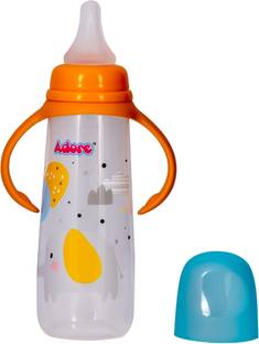 Adore England 2 in 1 Narrow Neck Anti-Colic Feeding Bottle - BIS approved - 250 ml