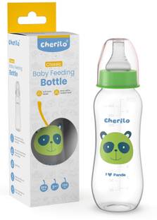 Cherilo Anti-Colic Slim, Classic Baby Feeding Bottle, Upto 3 Years, Baby Panda Style - 250 ml