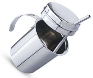 PGD Baby Sippy Cup Glass Sipper for Kids single Handle, Removable lid with Straw - 200 ml