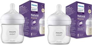 Philips Avent SCY900/01 NATURAL BOTTLE 0M+ BABY FEEDING BOTTLE (Pack of 2) - 125 ml