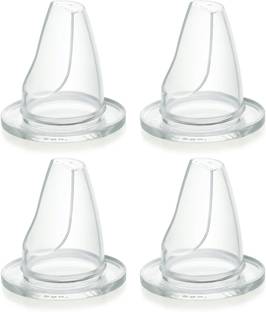 Pappa Premium Silicone Sippy Sipper Spout Nipple, Ergonomic Shape, Sturdy Base Medium Flow Nipple