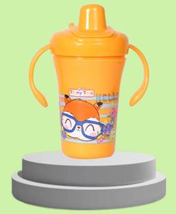 TINNY TOTS Baby Premium Sippy Cup Learning Sipper Feeding Bottle Unbreakable Feeder