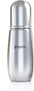 Pigeon Steel Baby Feeding Bottle for Kids Rust Free Stainless Steel - 220 ml