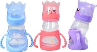Kovea King Crown Sap with handle Anti-Colic Neck Essential Baby Feeding Bottle - 180 ml
