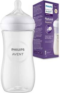 Philips Avent Natural Response Baby Bottle SCY906/01 |3m+ age | BPA free | Pack of 1 - 330 ml