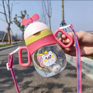Magic Pebbles BPA Free Cartoon Designed Spill Proof Eco-friendly Baby Water Bottle For Kids - 360 ml