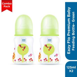 MeeMee Eazy Flo™ Premium Baby Feeding Bottle - Pack of 2 - 125 ml