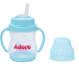 Adore Wiggle Straw Sipper with Handle -BPA Free - Food Grade - 150 ml