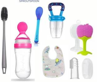 Sprout Spoon New Born Baby Feeding Utensils Combo - 90 ml