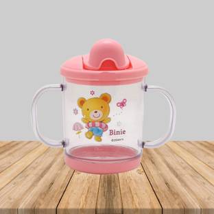 The Cheeky Kidzz Baby Feeding Silicone Spout Sipper Water Milk Liquids With Handles Feeder Bottle - 200 ml