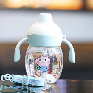 Magic Pebbles Eco-friendly Little Baby Sipper/ Sippy Cup, Anti-Spill Soft Silicone Spout, 6m+ - 280 ml
