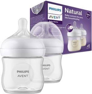 Philips Avent Natural Response Baby Bottle SCY900/02 | 0m+ age | BPA free | Pack of 2 - 125 ml
