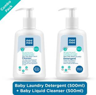 MeeMee Mild Baby Liquid Laundry Detergent Bottle (500ml)