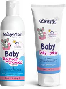 Comfy Cheeks Moisturizing Baby Lotion &Organic Tear Free Wash&Shampoo Combo pack