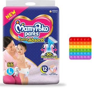 MamyPoko Diaper Large with Popit - (66)
