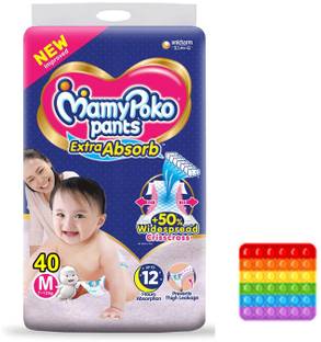 MamyPoko Diaper Medium with Popit - (40)