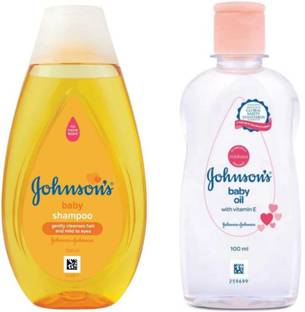 JOHNSON'S Baby Shampoo 200 ml and Oil 100 ml