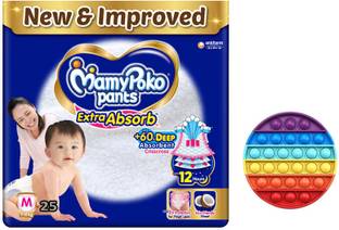 MamyPoko Diaper Medium with Free Popit - (25)