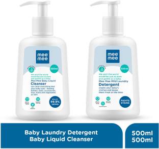 MeeMee Mild Baby Liquid Laundry Detergent Bottle (500ml)