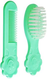 The Cheeky Kidzz Baby Grooming Soft Bristles Comb And Rounded Tips Brush For Skin Hair Care