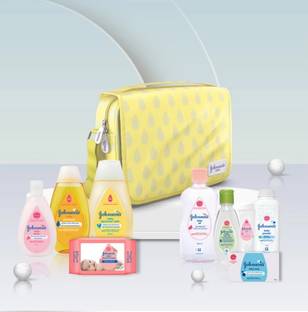 JOHNSON'S BABY Baby Care Kit 8 Piec(Blue)