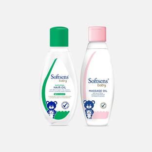 Softsens Baby Pre-Bath Oil Essentials Duo