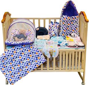 Fareto 59 in 1 New Born Baby Complete Daily Items Combo | Baby Gift Set (0-6 Months