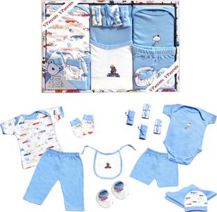 VParents Bitsy New born Baby Gift set (Pack of 13)